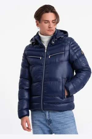 Ombre Clothing Steppjacke Gesteppte Winterjacke für Herren mit dekorativen Reißverschlüssen - Verkäufer:
