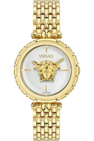 VERSACE Quarzuhr MEDUSA HERITAGE VE9D00524, Armbanduhr, Damenuhr, Swiss Made, Saphirglas, Edelstahlarmband, analog