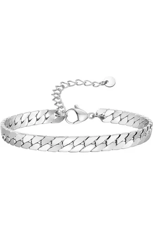 Karma Edelstahlarmband Männerschmuck Herren Silber modern Armband Edelstahl Herrenarmband (Karabinerverschluss, Edelstahlherrenarmband modern Metallarmband), Herrenschmuck Geschenk füf Ihn Silberfarben - Verkäufer: Sanixa