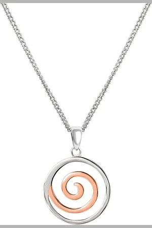 ALEXANDER YORK Kette mit Anhänger SPIRALE Roségold-Vergoldung, 2-tlg., 925 Sterling Silber - Verkäufer: