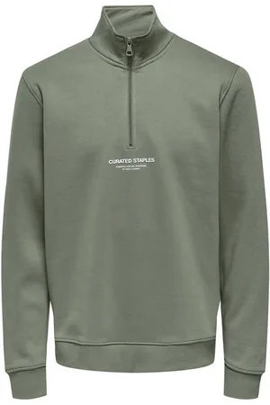Only & Sons Sweatshirt ONSCURATED REG HALF ZIP SWEAT