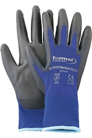 Format Arbeitshandschuhe 10 Paar Montagehandschuh MechanicTOUCH blau/schwarz - Verkäufer: Tooler