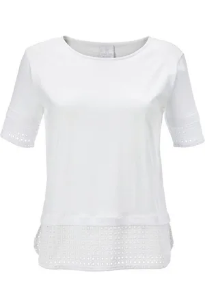 Madeleine Kurzarmshirt Shirt mit Madeira-Spitze - Verkäufer: Premio Fashion GmbH