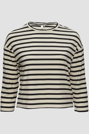 QS by s.Oliver Kurzarmshirt Cropped Langarmshirt aus Lyocellmix - Verkäufer: s.Oliver