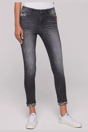 Soccx Slim-fit-Jeans mit Turn-Up Saum