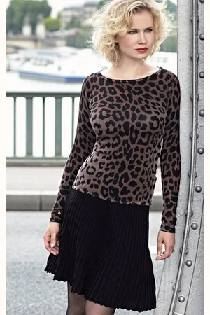 Passioni Strickrock Faltenrocks mit eleganter und schmeichelhafter Passform - Verkäufer: Passion Mode