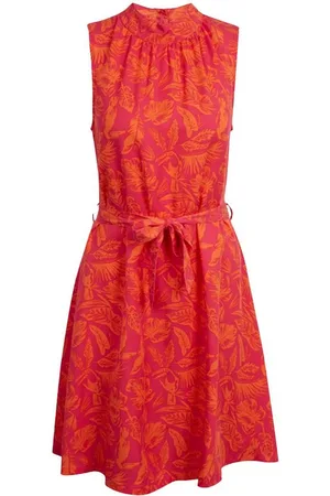 Ragwear A-Linien-Kleid ANGYC PRINT ORG - magenta gemustert - Verkäufer: Melange-shop