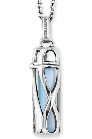 Engelsrufer Kette mit Anhänger Halskette Silber ERN-HEAL-BA-S mit Kraftstein Achat (1-tlg) - Verkäufer: Juwelier-Bacak
