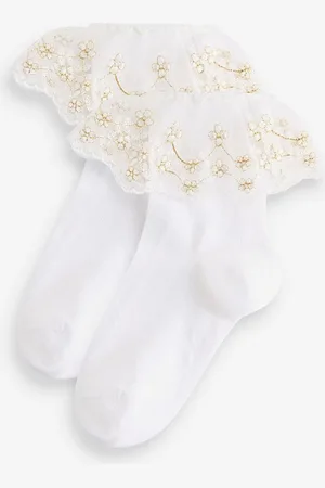 Next Kurzsocken Bridesmaid-Knöchelsocken mit Rüschen, 2er-Pack (2-Paar) - Verkäufer: Germany GmbH
