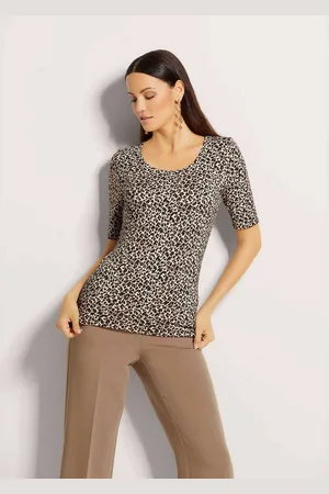 Madeleine Kurzarmshirt Rundhals-Shirt mit Unikat-Druck - Verkäufer: Premio Fashion GmbH