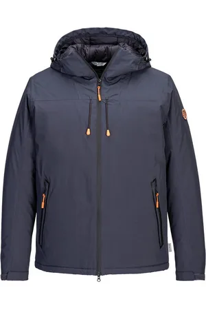 Blue Wave Funktionsjacke Herren Outdoor-Jacke Lasse mit Wattierung - Wasserdichte Jacke Kapuze - Verkäufer: tomBrook GmbH