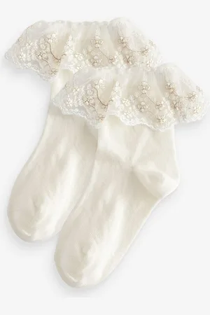 Next Kurzsocken Bridesmaid-Knöchelsocken mit Rüschen, 2er-Pack (2-Paar) - Verkäufer: Germany GmbH