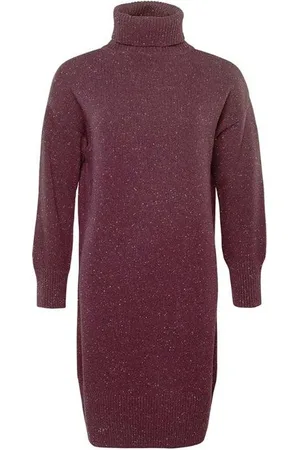 LIVING CRAFTS Jerseykleid Bio-Damen-Strickkleid 
