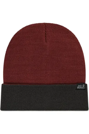 Jack Wolfskin Strickmütze Mütze Rib Hat 1903891-2185 Cordovan Red - Verkäufer: Modivo_de