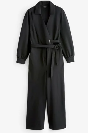 Next Jumpsuit Langärmeliger Ponte-Overall mit weitem Bein (1-tlg) - Verkäufer: Germany GmbH