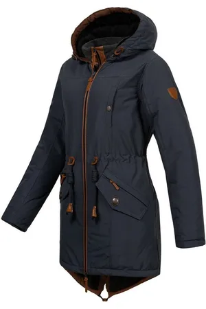 Brave Soul Wintermantel Abby für Damen, mit doppeltem Reißverschluss - Verkäufer: Outdoorglück