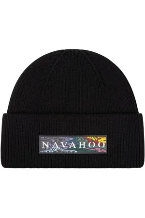 Navahoo Strickmütze Keksmagie 14 Stylische Mütze mit großem Logodruck