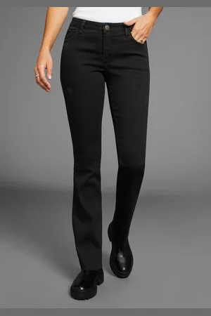 ARIZONA Bootcut-Jeans Ultra-Stretch ausgestellte Beinform, modischer Used-Look, normale Leibhöhe
