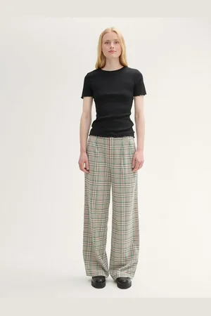 TOM TAILOR Stoffhose Wide Leg Hose mit Karomuster - Verkäufer: TOM TAILOR