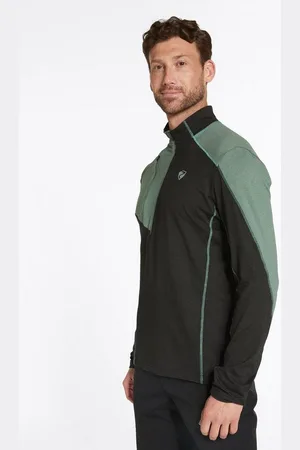 Ziener Rollkragenshirt JAPVO man (underlayer) black.green mud - Verkäufer: Alpensportler