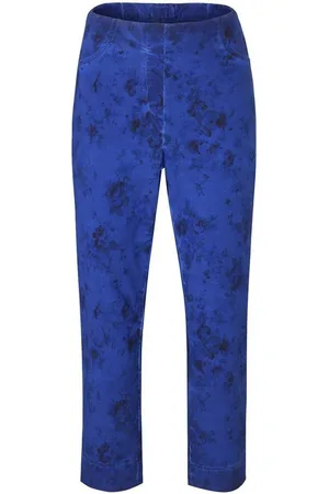 STEHMANN Caprihose Loli-602W-90911 mit floralem Druck in Washoptik, Baumwollstretch - Verkäufer: Gio Milano