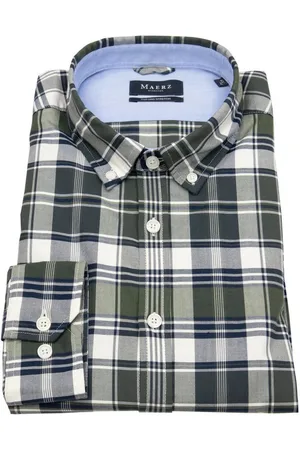 Maerz Karohemd leicht tailliert Button-Down-Kragen - Verkäufer: HemdenBox