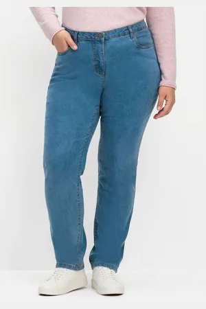 Sheego Gerade Jeans Große Größen innen weich und wärmend angeraut