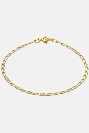 Jukserei Gliederarmband Damen Gold - Ambra Bracelet vergoldet - Elegante Armkette 17,5 cm, Silber 925, 24 Karat vergoldet - Verkäufer: Jan Eißmann