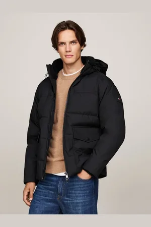 Tommy Hilfiger Parka ROCKIE UTILITY HOODED JACKET Abnehmbare Kapuze mit Kordelzug, 2-Wege-Reißverschluss