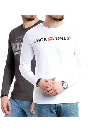 JACK & JONES Langarmshirt basic Regular Shirt mit Printdruck im 2er Set - Verkäufer: mailopoint