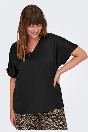 ONLY Kurzarmshirt CARBRYNJA LIFE S/S IN-ONE TOP WVN in glänzender Optik