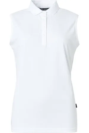Abacus Poloshirt Abacus Golf Polo Cray Drycool Sleeveless Weiß Damen - Verkäufer: Svens Golfshop GmbH