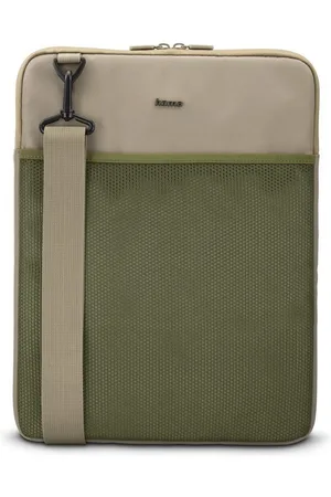 hama Notebook-Rucksack Laptop-Sleeve 15,6"-16,2" beige/grün ( Laptop-Sleeve To Go) - Verkäufer: technik-xxl-vilshofen