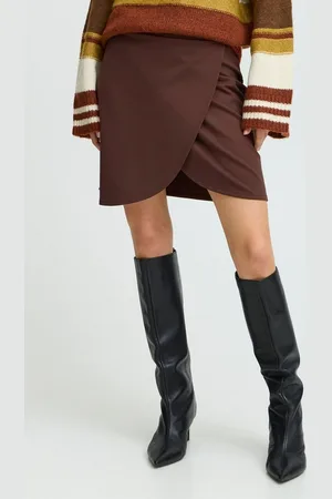 B YOUNG Minirock BYPARRIN WRAP MINI SKIRT - eleganter Rock - Verkäufer: meinemarkenmode