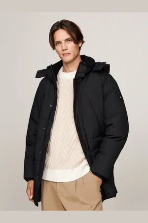 Tommy Hilfiger Parka ROCKIE UTILITY PARKA hoch geschlossen, Stehakragen mit Fellimitat