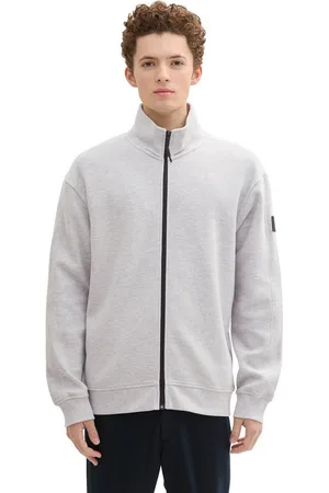 TOM TAILOR Sweatjacke mit Stehkragen