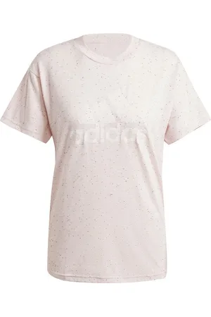 adidas Kurzarmshirt WINRS 3.0 LOGO Damen T-Shirt hellrosa/gesprenkelt - Verkäufer: beim-schaeftlmaier