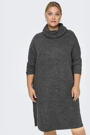 ONLY Strickkleid CARJANA L/S COWLNCK DRESS WOOL KNT