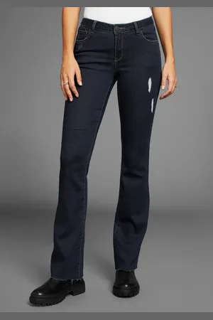 ARIZONA Bootcut-Jeans Ultra-Stretch ausgestellte Beinform, modischer Used-Look, normale Leibhöhe