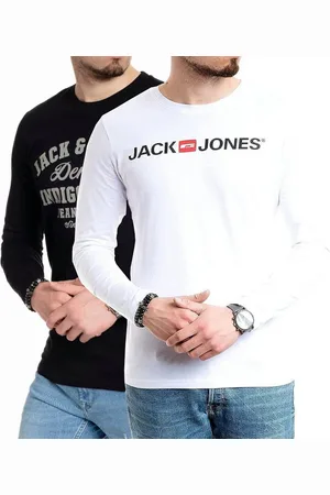 JACK & JONES Langarmshirt basic Regular Shirt mit Printdruck im 2er Set - Verkäufer: mailopoint
