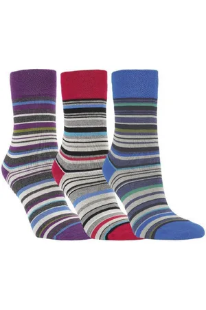 RS Harmony Basicsocken Bambus Viskose Socken Ringel Softrand ohne Gummi für Damen Modell 2024 (3 Paar) - Verkäufer: foot-art