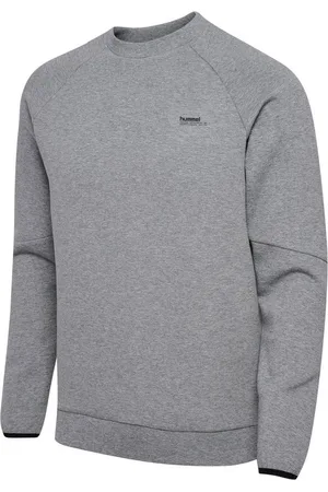 Hummel Sweater hmlTECH FLEECE REGULAR CREW GREY MELANGE - Verkäufer: Sport Seeger