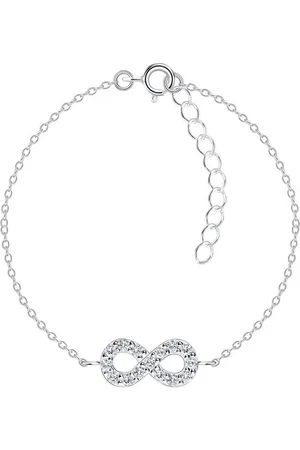 Bungsa Armband Armband Infinity aus 925 Silber Damen (1 Armband, 1-tlg), Bracelet Armschmuck - Verkäufer: