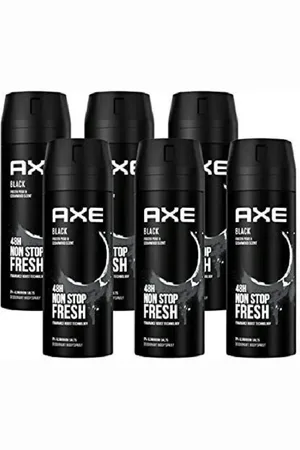 Axe Deo-Set Black Bodyspray Deo Spray Set Beauty Deodorant Herren Männer Men, 12x150ml, 12-tlg., 48 Stunden Schutz, ohne Aluminiumsalze Herrenduft Deospray Sport Set - Verkäufer: Sibastore GmbH