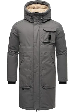 Stone Harbour Wintermantel Cyriaan XX Langer Herren Winterparka mit großen Eingrifftaschen