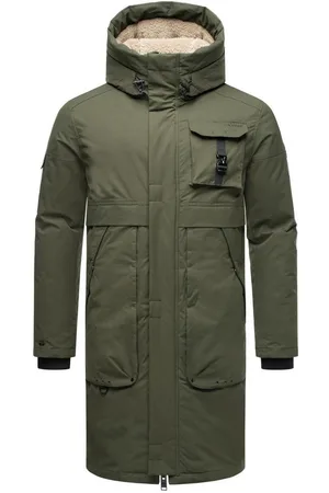 Stone Harbour Wintermantel Cyriaan XX Langer Herren Winterparka mit großen Eingrifftaschen