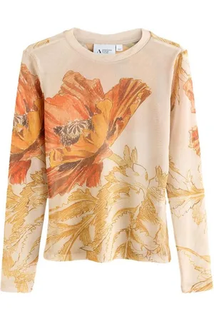 Next Langarmshirt Langärmliges Top mit Blumenmuster (1-tlg) - Verkäufer: Germany GmbH