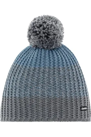 Eisbär Skimütze Noni Pompon MÜ 234 graumele-meliert-steel blu - Verkäufer: Alpensportler