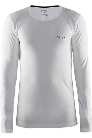 Craft Funktionsshirt Longsleeve Active Comfort Rundausschnitt LS Weiß Herren - Verkäufer: Melan-2b-Store