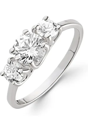 FAVS Silberring Damen-Damenring 925er Silber 3 Zirkonia, Zirkonia - Verkäufer: CHRIST Juweliere und Uhrmacher seit 1863 GmbH
